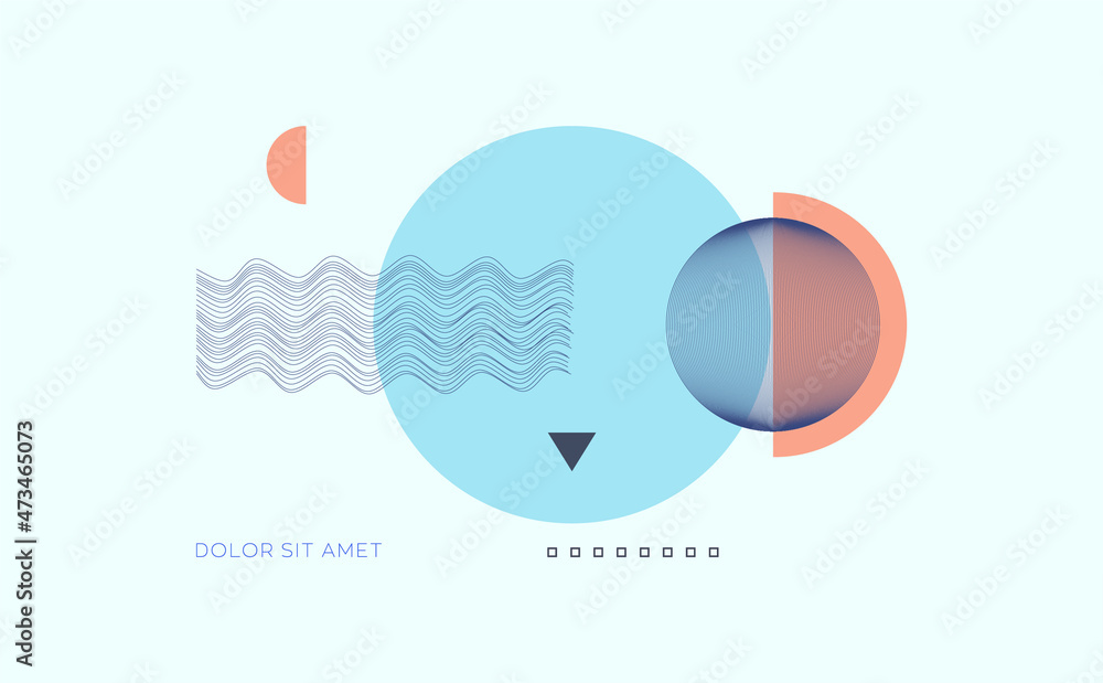 Poster abstract data technology background connected with lines and dots. vector illustration use for poste