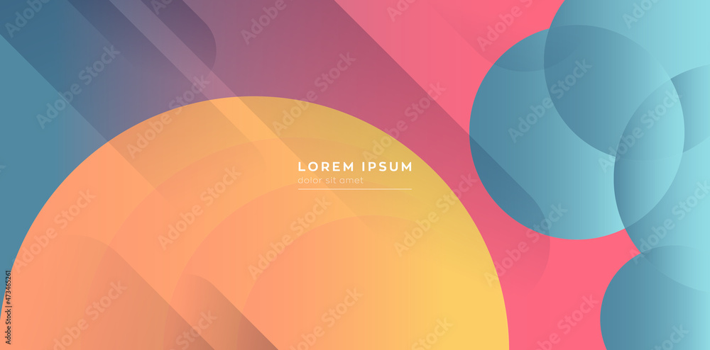 Aufkleber abstract pattern background with colorful dynamic wave. modern vector illustration for poster, banne