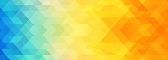 Obraz premium Abstract colorful geometric banner template background