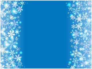 雪の結晶の壁紙③左右