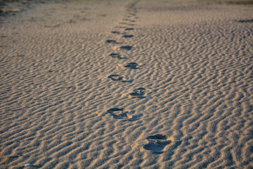 Steps in the sand