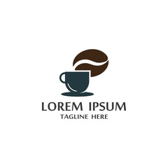 coffee bean icon vector