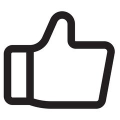 thumps up like icon vector illustration