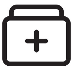 Obraz premium add button icon vector illustration 