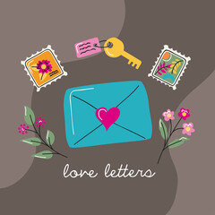 love letters envelope
