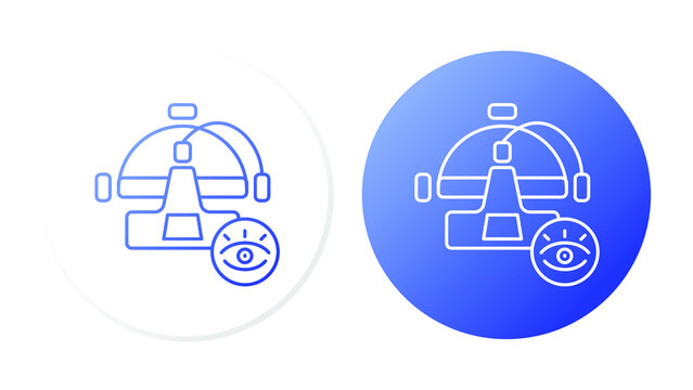 Optometry. Line icon concept