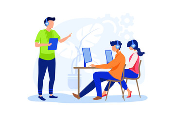  Esport player training illustration exclusive design inspiration