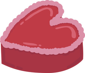 cake heart dessert valentine day