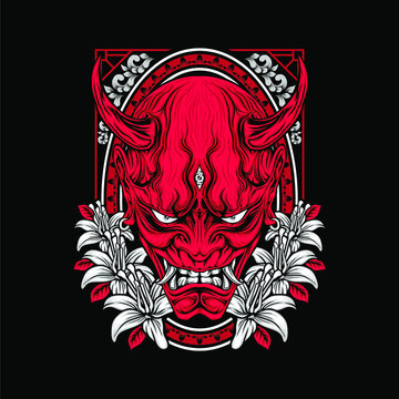 japanese oni mask