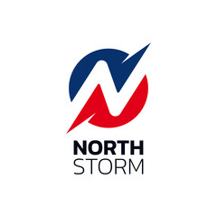 North Storm Editable Logo Template