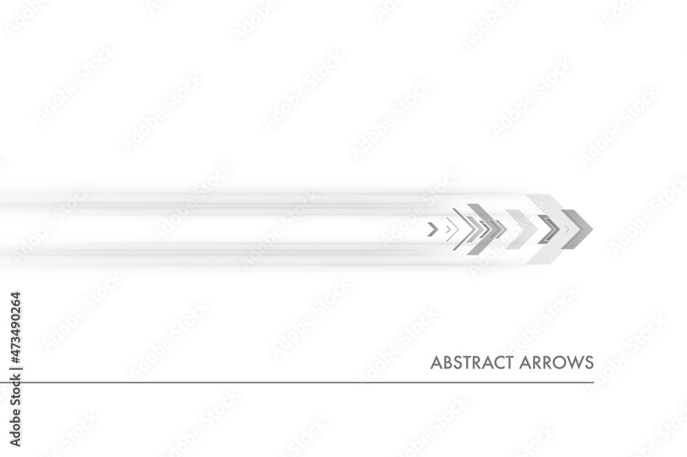 Poster abstract speed movement of arrows.
