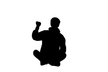 silhouette of a person