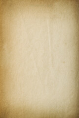 Old paper sheet texture. Grungy cardboard background