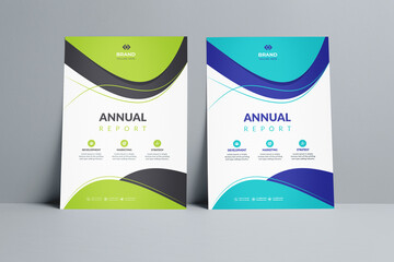 The Modern Annual Report Catalog Cover Design Template Adept to the flyer, brochure, catalog, magazine, cover, booklet, presentation, website, banner, etc. Project.