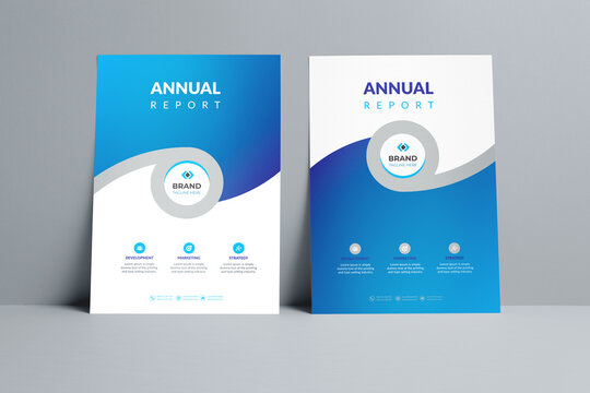 The Modern Annual Report Catalog Cover Design Template Adept to the flyer, brochure, catalog, magazine, cover, booklet, presentation, website, banner, etc. Project.