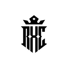RHC Monogram logo vector icon illustration vintage style for your business