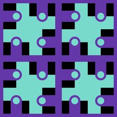 Geometric pattern for fabrics and textiles and packaging and gifts and cards and linens 