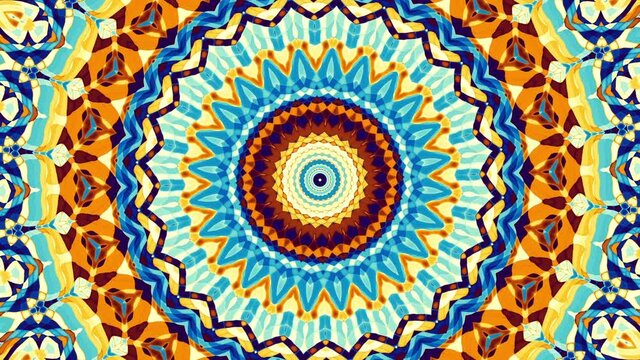 Ornate mandala loop background