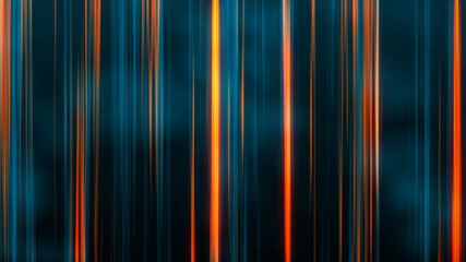 Abstract modern colorful background with flow. Illustration of game design. Fire lines on a blue background. 3d rendering.