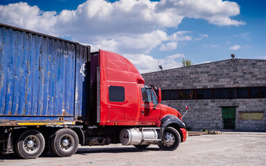 truck on the road