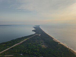view of the coast of the baltic sea