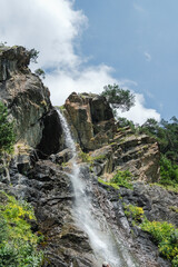Barite waterfall, tourist resort of Arkhyz.