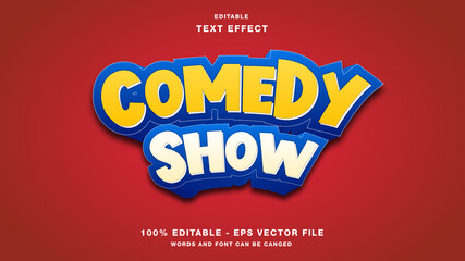 Show 3D Editable Text Effect