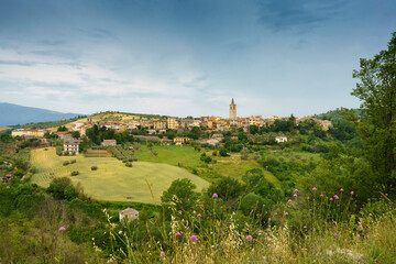 Country landscape near Appignano del Tronto, Marche, Italy