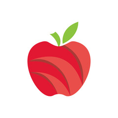 apple illustration vector design template 