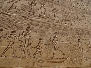 Fototapeta na wymiar Templo de Edfu, Edfu, Egipto