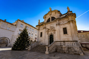 Fototapeta premium Old streets of downtown of Dubrovnik, Croatia