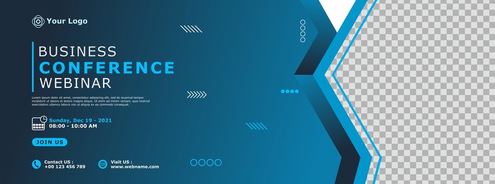 Creative corporate business banner template design for webinar, marketing, online class program, etc