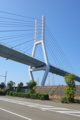 Fototapeta na wymiar 中島新橋と道路