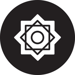 Rub El Hizb glyph icon