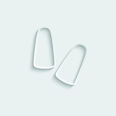 earplug icon vector ear plugs sign
