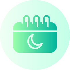 Fototapeta premium ramadan gradient icon