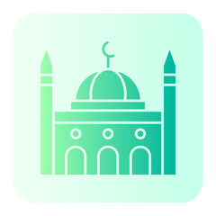 Islamic Mosque gradient icon