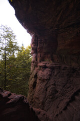 genovevahöhle is a cave near Trier and beautiful in the red tones