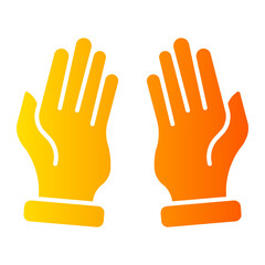 Dua Hands pray gradient icon