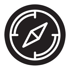 Qibla glyph icon