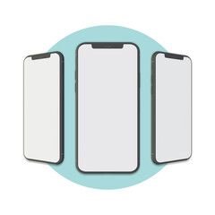 smartphone 3d rendering illustration