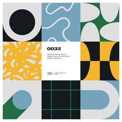 New Modernism Vector Poster Template Design