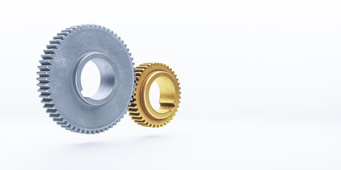 Zahnräder, Maschine, Team, Präzision