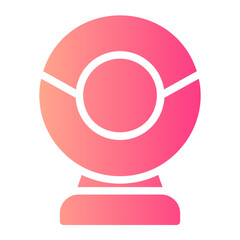 Webcam gradient icon