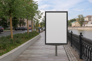 Street poster billboard mock up