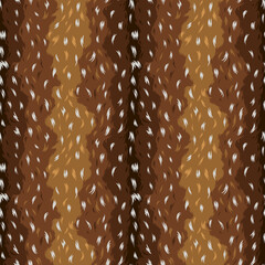 Animal skin fur pattern spots background. Deer, reindeer print pattern design - 473531287