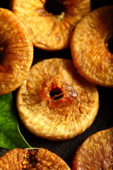 Sun dried dry fruit- organic fig fruits background-
