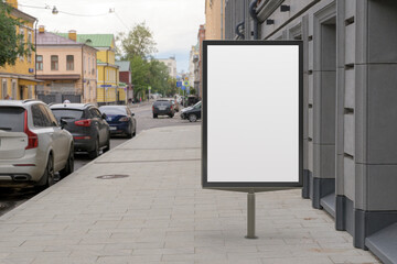 Street poster billboard mock up