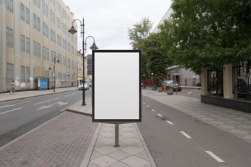 Street poster billboard mock up