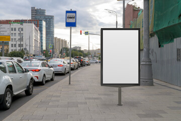Street poster billboard mock up